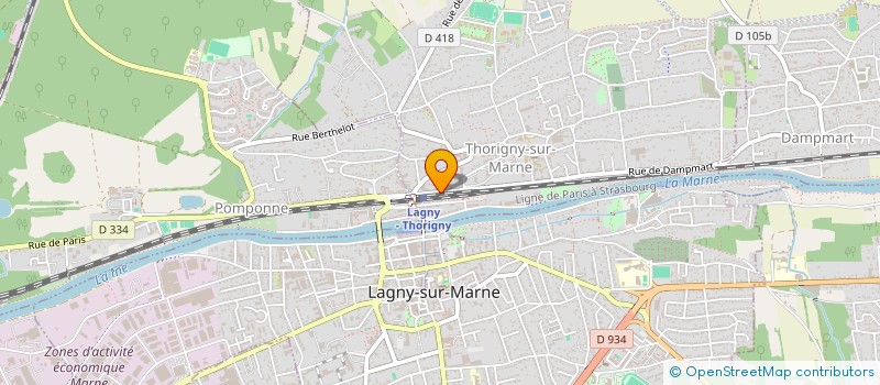 localisation de l'entreprise MONSIEUR MAMADOU BARRY  LAGNY-SUR-MARNE