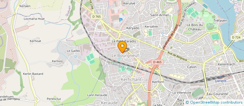 localisation de l'entreprise MONSIEUR MAMADOU BARRY  LORIENT