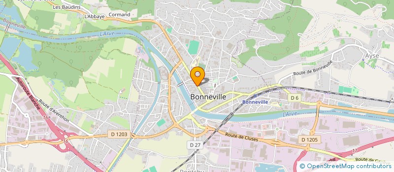 localisation de l'entreprise MONSIEUR MAMADOU BARRY  BONNEVILLE