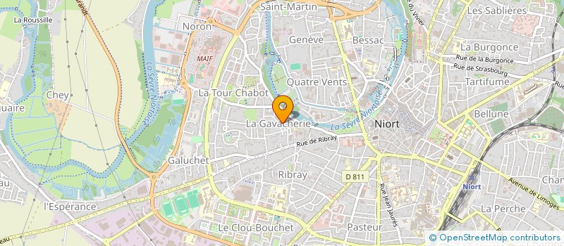 localisation de l'entreprise MONSIEUR MAMADOU BARRY  NIORT