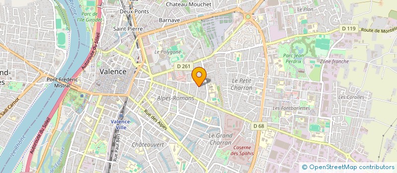 localisation de l'entreprise MONSIEUR MAMADOU BARRY  VALENCE