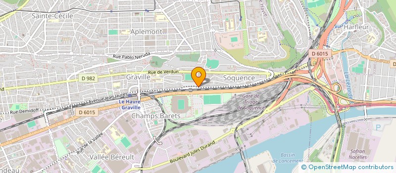 localisation de l'entreprise MONSIEUR MAMADOU BARRY  LE HAVRE