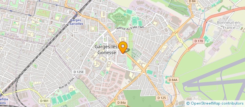 localisation de l'entreprise MONSIEUR MAMADOU BARRY  GARGES-LES-GONESSE