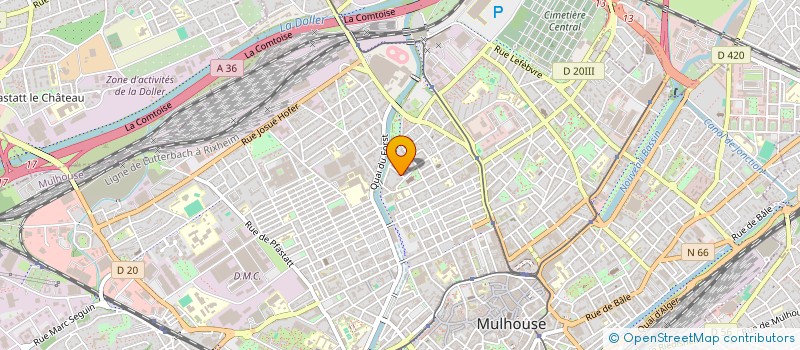 localisation de l'entreprise MONSIEUR MAMADOU BARRY  MULHOUSE