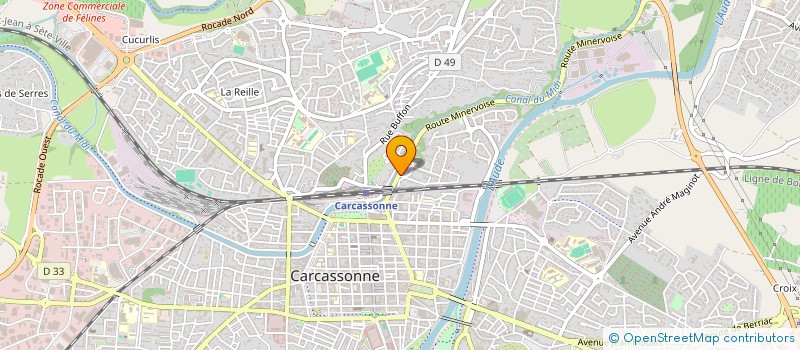 localisation de l'entreprise MONSIEUR MAMADOU BARRY à CARCASSONNE