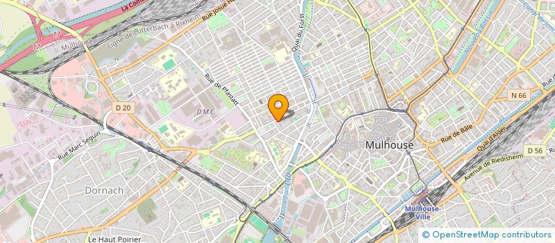 localisation de l'entreprise MONSIEUR MAMADOU BARRY  MULHOUSE