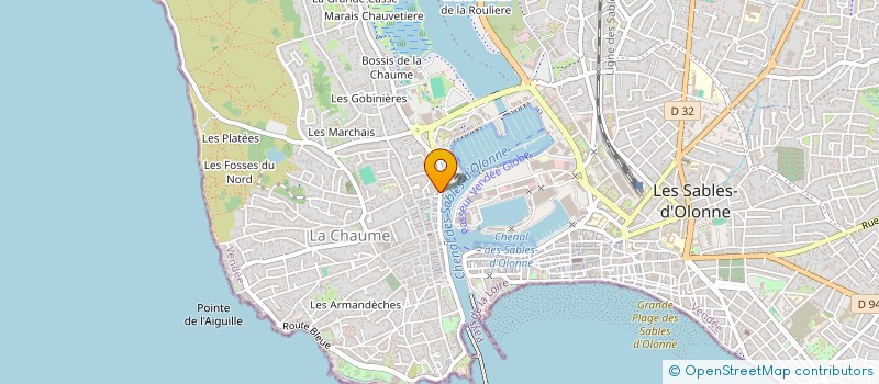 localisation de l'entreprise MONSIEUR MAMADOU BHOYE DIALLO  LES SABLES-D'OLONNE