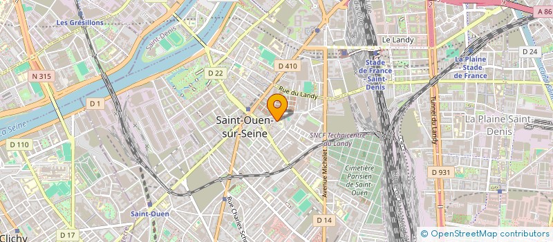 localisation de l'entreprise MONSIEUR MAMADOU CAMARA à SAINT-OUEN-SUR-SEINE
