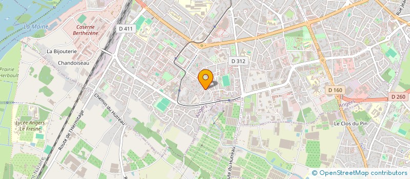 localisation de l'entreprise MONSIEUR MAMADOU CAMARA à ANGERS