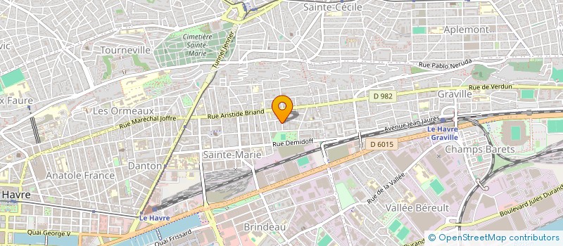 localisation de l'entreprise MONSIEUR MAMADOU CAMARA  LE HAVRE