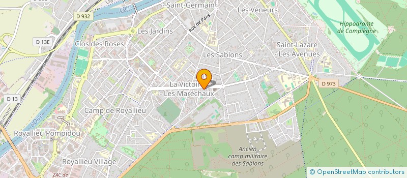 localisation de l'entreprise MONSIEUR MAMADOU CAMARA  COMPIEGNE