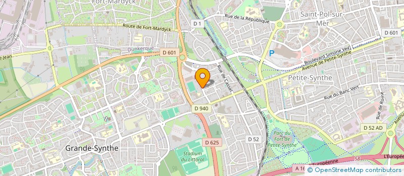 localisation de l'entreprise MONSIEUR MAMADOU CELLOU DIALLO à DUNKERQUE