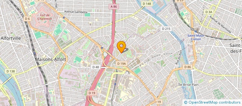 localisation de l'entreprise MONSIEUR MAMADOU CHERIFOU  CRETEIL