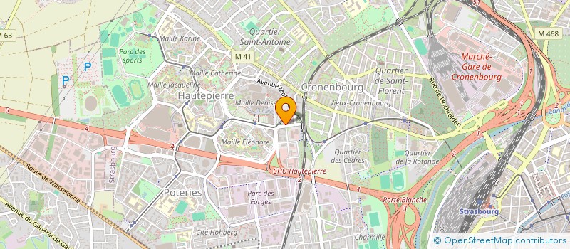 localisation de l'entreprise MONSIEUR MAMADOU CIRE BAH à STRASBOURG