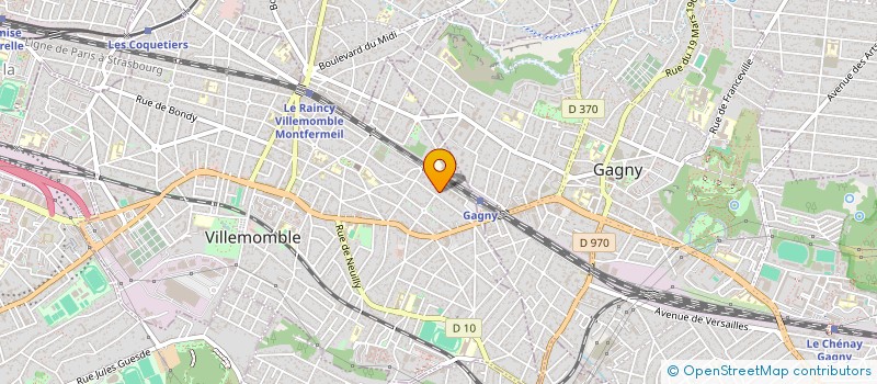 localisation de l'entreprise MONSIEUR MAMADOU CISSE  VILLEMOMBLE