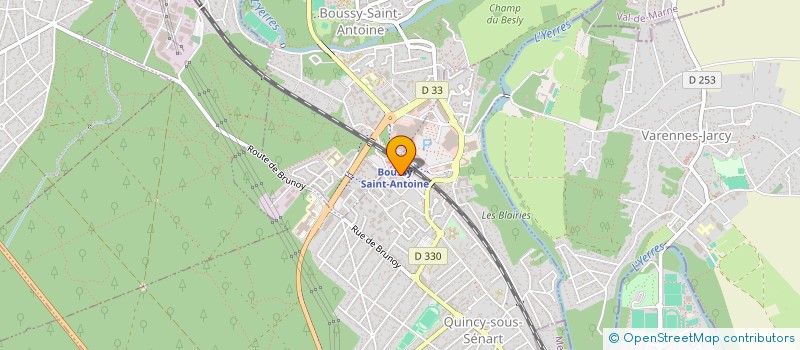 localisation de l'entreprise MONSIEUR MAMADOU CISSE  QUINCY-SOUS-SENART