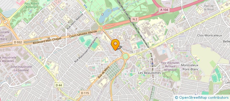 localisation de l'entreprise MONSIEUR MAMADOU CISSE  AULNAY-SOUS-BOIS