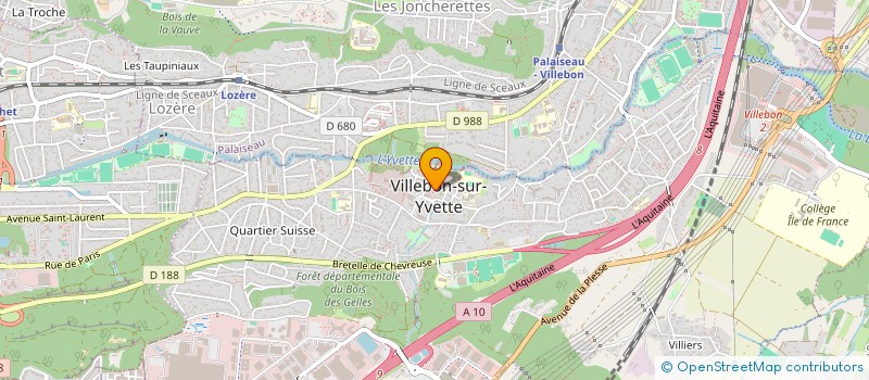 localisation de l'entreprise MONSIEUR MAMADOU CISSE  VILLEBON-SUR-YVETTE