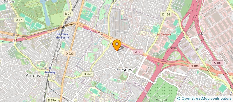 localisation de l'entreprise MONSIEUR MAMADOU COLY  FRESNES