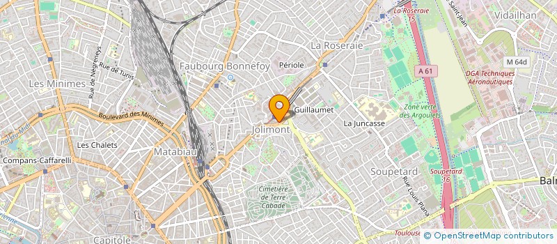 localisation de l'entreprise MONSIEUR MAMADOU COULIBALY  TOULOUSE