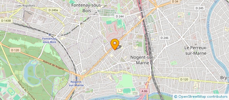 localisation de l'entreprise MONSIEUR MAMADOU COULIBALY  NOGENT-SUR-MARNE