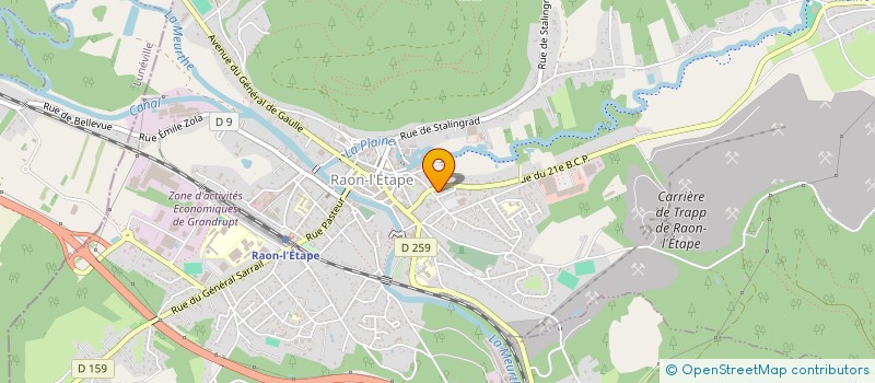 localisation de l'entreprise MONSIEUR MAMADOU DANGHO  RAON-L'ETAPE