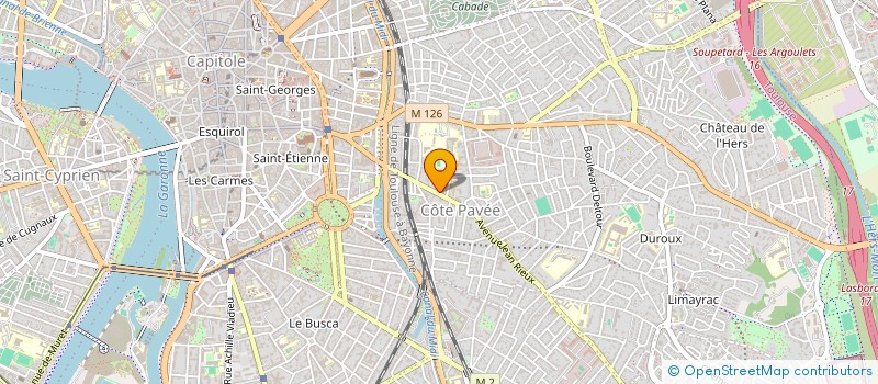 localisation de l'entreprise MONSIEUR MAMADOU DANSOKHO  TOULOUSE