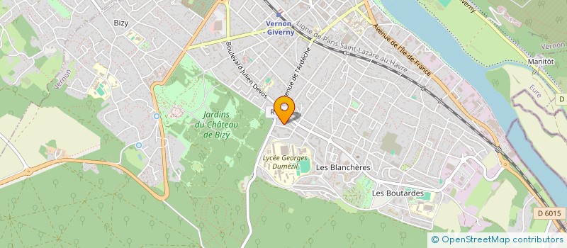 localisation de l'entreprise MONSIEUR MAMADOU DIA  VERNON