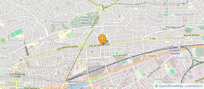 localisation de l'entreprise MONSIEUR MAMADOU DIABATE  LE HAVRE