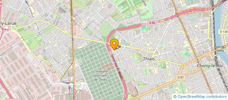 localisation de l'entreprise MONSIEUR MAMADOU DIABY  THIAIS