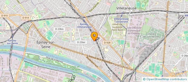 localisation de l'entreprise MONSIEUR MAMADOU DIABY  EPINAY-SUR-SEINE