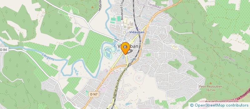localisation de l'entreprise MONSIEUR MAMADOU DIAGNE  VIDAUBAN