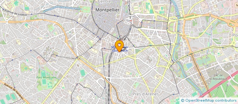 localisation de l'entreprise MONSIEUR MAMADOU DIAGNE  MONTPELLIER