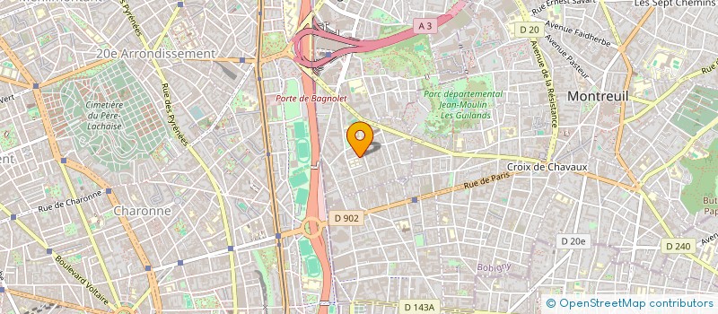 localisation de l'entreprise MONSIEUR MAMADOU DIAKHABY à BAGNOLET