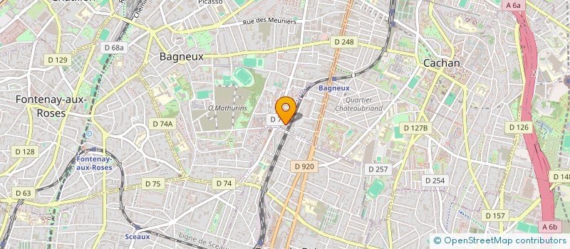 localisation de l'entreprise MONSIEUR MAMADOU DIAKHABY à BAGNEUX