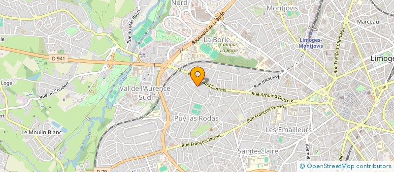 localisation de l'entreprise MONSIEUR MAMADOU DIAKHATE à LIMOGES