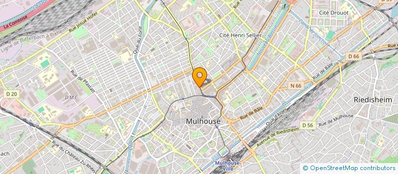 localisation de l'entreprise MONSIEUR MAMADOU DIAKHOUMPA  MULHOUSE