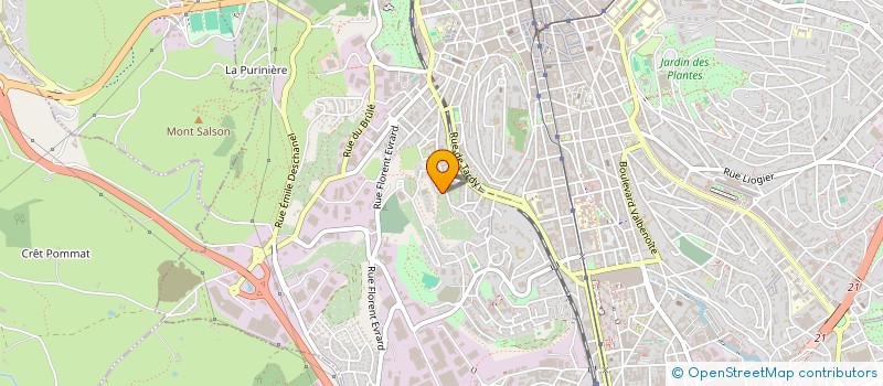 localisation de l'entreprise MONSIEUR MAMADOU DIAKITE  SAINT-ETIENNE