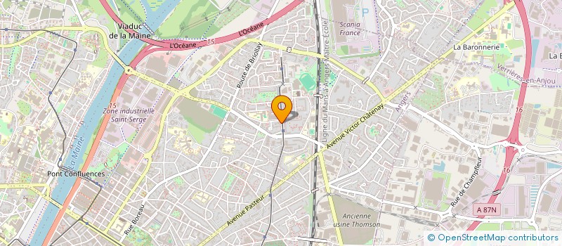 localisation de l'entreprise MONSIEUR MAMADOU DIAKITE à ANGERS