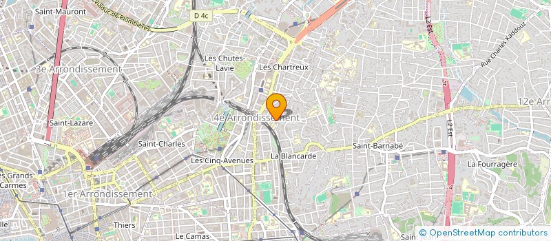 localisation de l'entreprise MONSIEUR MAMADOU DIALLO à MARSEILLE