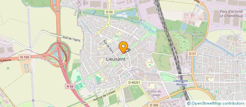 localisation de l'entreprise MONSIEUR MAMADOU DIALLO  LIEUSAINT