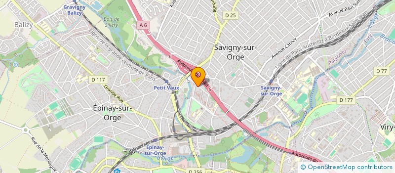 localisation de l'entreprise MONSIEUR MAMADOU DIALLO à SAVIGNY-SUR-ORGE