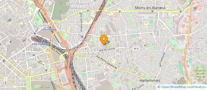 localisation de l'entreprise MONSIEUR MAMADOU DIALLO à LILLE