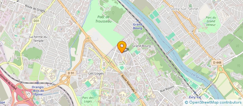 localisation de l'entreprise MONSIEUR MAMADOU DIALLO  EVRY-COURCOURONNES