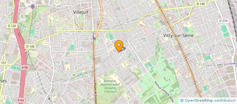 localisation de l'entreprise MONSIEUR MAMADOU DIALLO  VITRY-SUR-SEINE