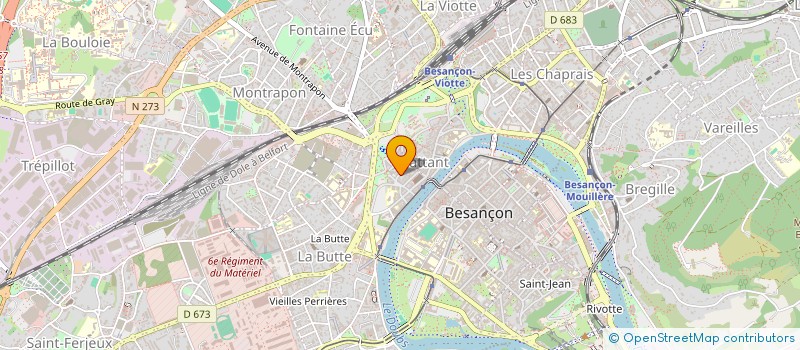 localisation de l'entreprise MONSIEUR MAMADOU DIALLO à BESANCON