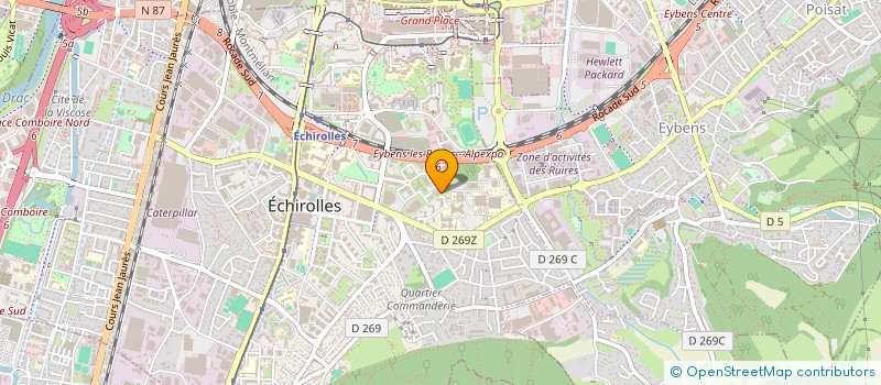 localisation de l'entreprise MONSIEUR MAMADOU DIALLO  ECHIROLLES