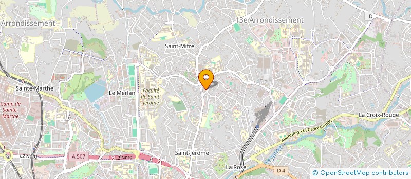 localisation de l'entreprise MONSIEUR MAMADOU DIALLO à MARSEILLE
