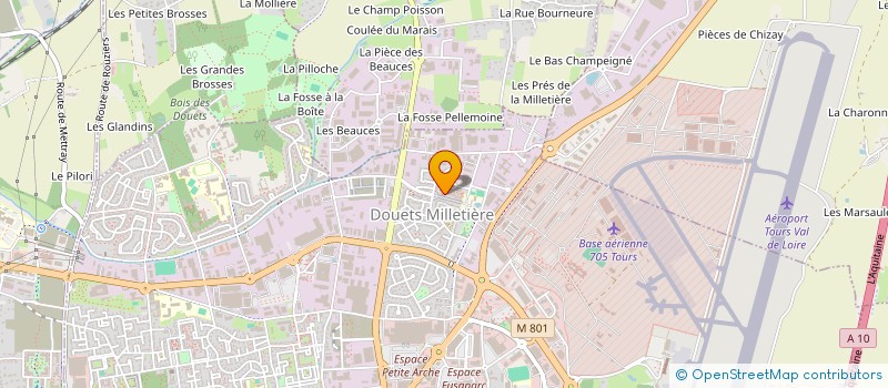 localisation de l'entreprise MONSIEUR MAMADOU DIALLO  TOURS