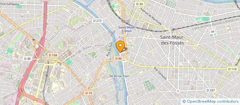 localisation de l'entreprise MONSIEUR MAMADOU DIALLO à SAINT-MAUR-DES-FOSSES